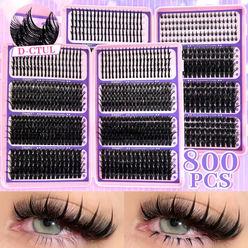 Lashes Eyelash Extension - まつげクラスターDIYまつげエクステミックストレイナチュラルクラスターまつげふわふわ個別まつげセグメントまつげ