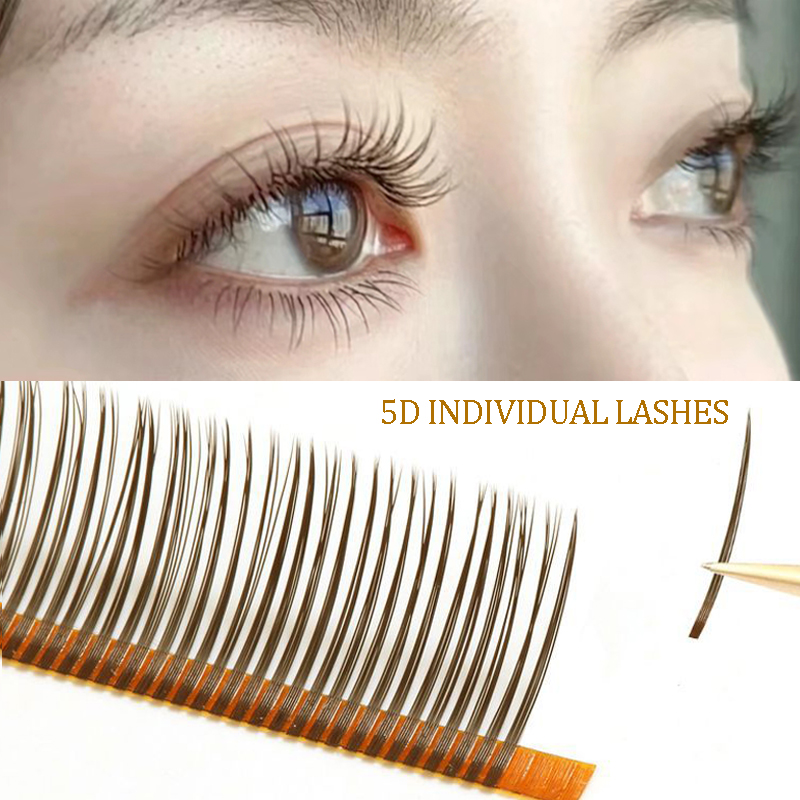 Eyelash Extension Natural Classic - 5D 個別まつげマットブラックナチュラルつけまつげ 12 行簡単ファンクラシックボリュームまつげミンクソフト妖精まつげメイク