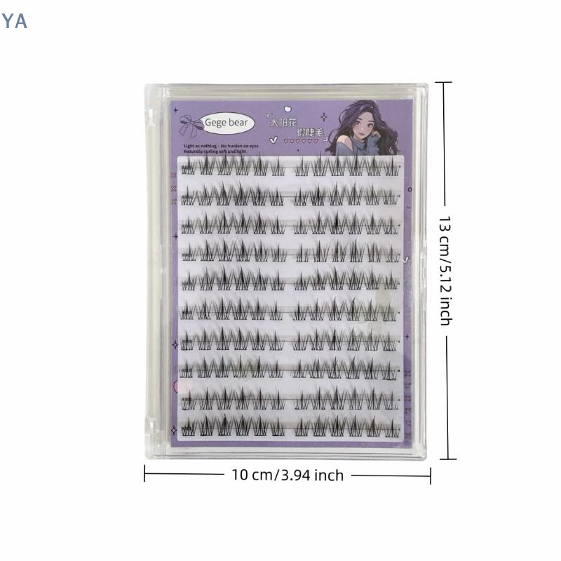 Eyelash Extension Equipment - 【SA】【SA】接着剤不要つけまつげ ソーラーデザイン ナチュラルロング 厚め 再利用可能 セグメント式まつげ