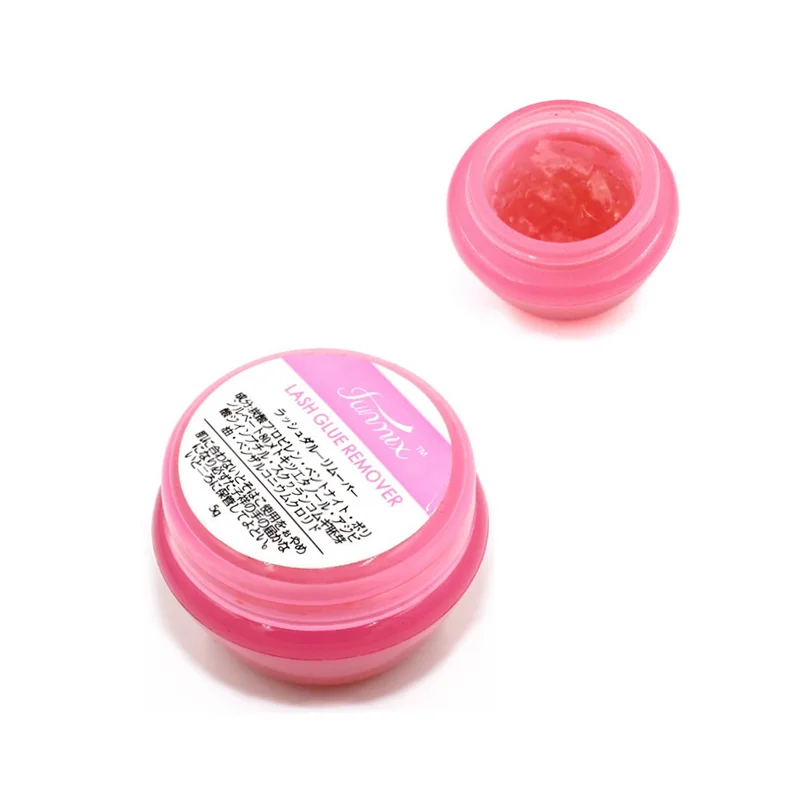 Eyelash Extension Wash - Funmix-まつげを取り除くための接着剤リムーバー,1ピース,まつげエクステ用のピンク,5g