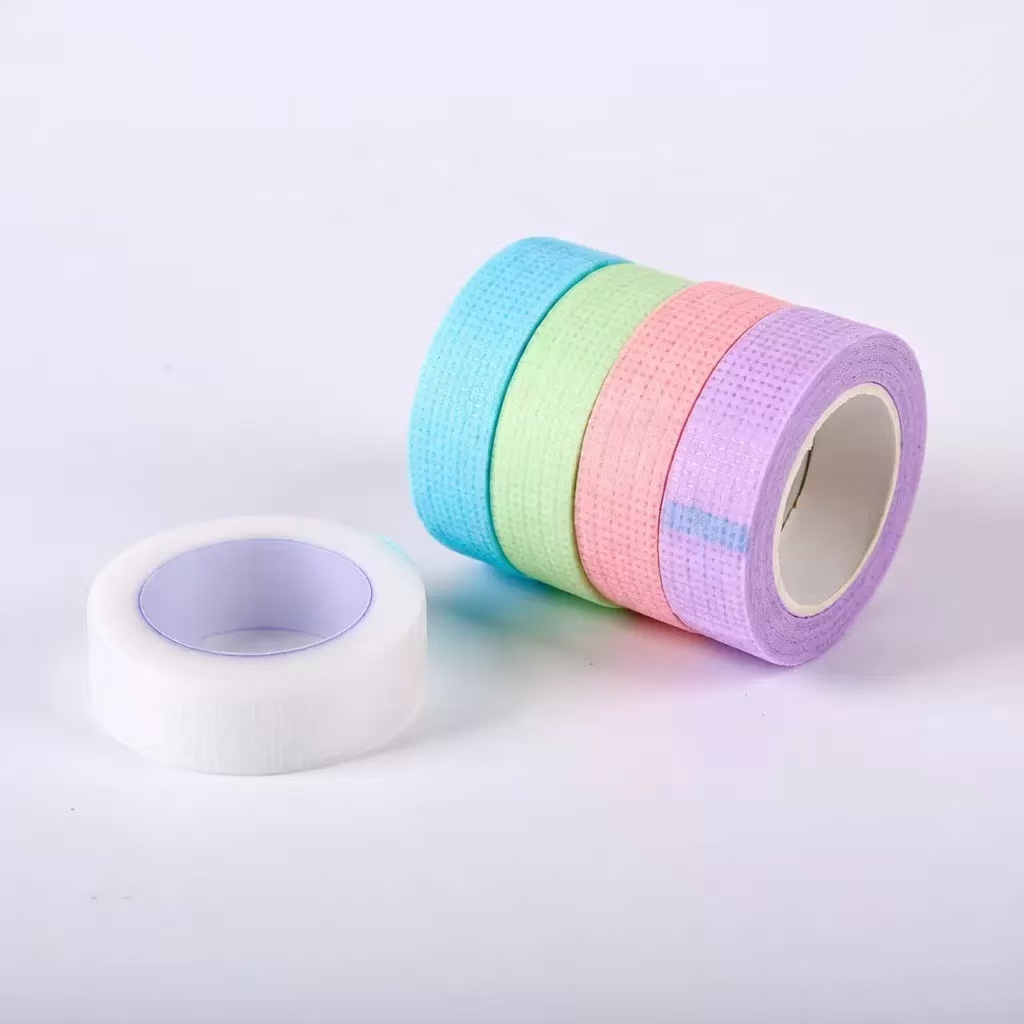 Tape Breathable Lash - まつげテープ 2-10 ロール通気性不織布粘着テープハンドアイパッチステッカーメイクアップツールまつげエクステ用品