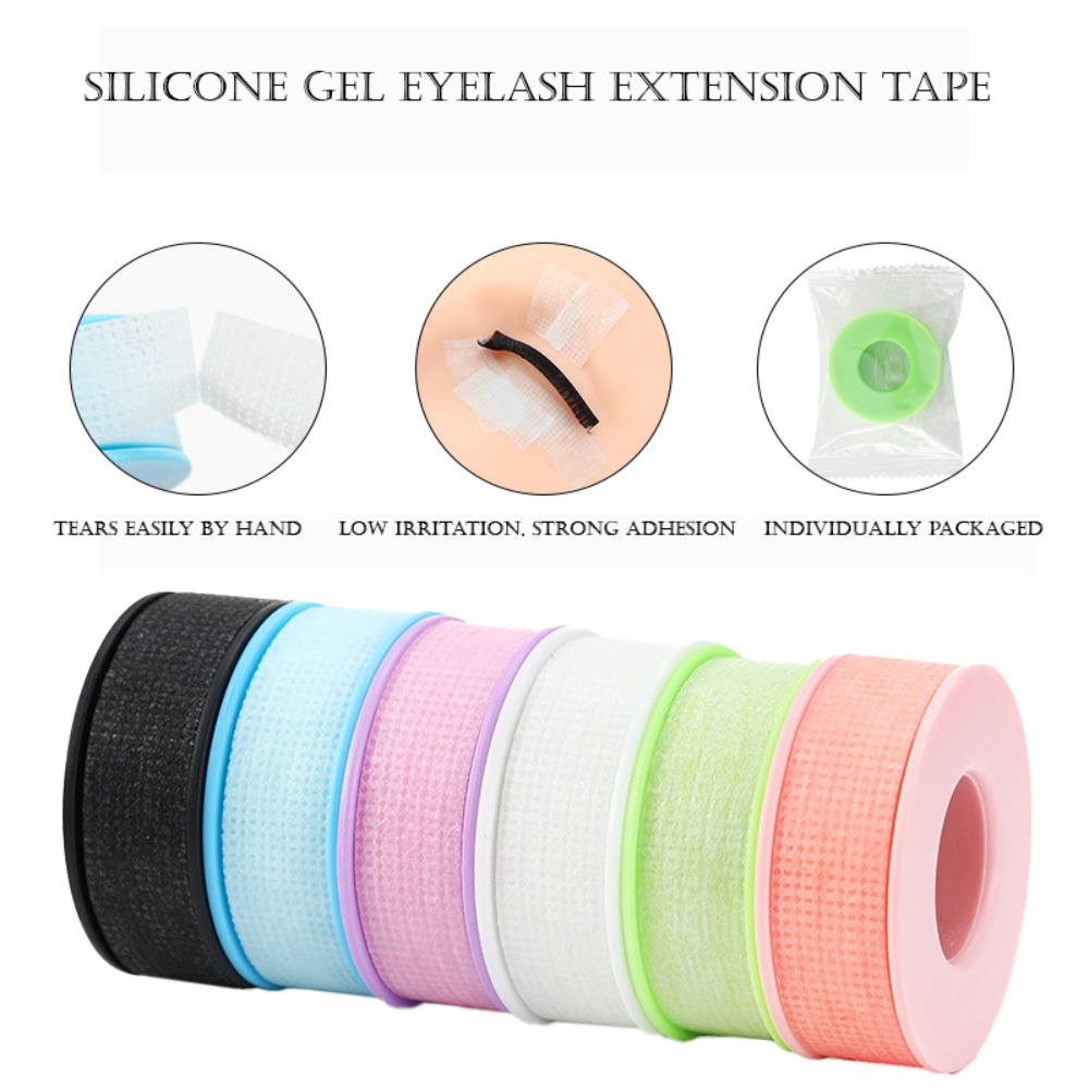 Tape Breathable Lash - シリコンジェルまつげエクステテープ 9M 不織布まつげテープ 通気性 簡単に切れる 目の下保護テープ