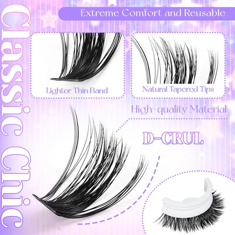 まつげクラスターDIYまつげエクステミックストレイナチュラル - Lashes Eyelash Extension のレビューと価格