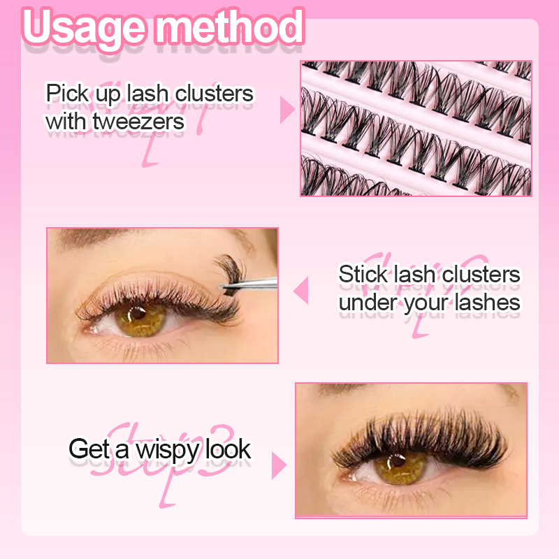個々のまつげ エクステ用つけまつげ 8-16mm 200本入 - Lashes Eyelash Extension のレビューと価格