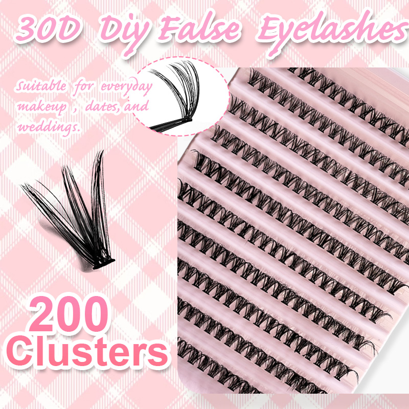 個々のまつげ エクステ用つけまつげ 8-16mm 200本入 - Lashes Eyelash Extension のレビューと価格