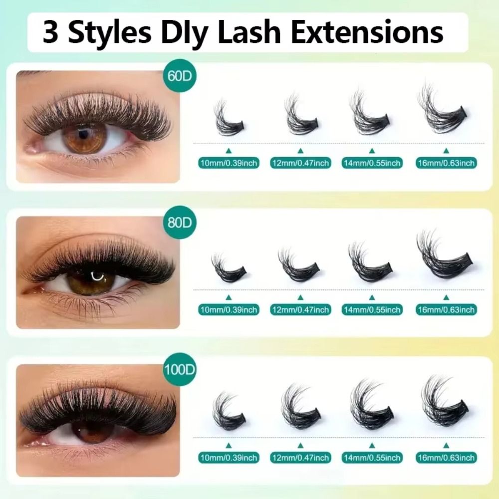 ナチュラルルックつけまつげ ボンド＆シール ウィスピー風 3 - Lashes Eyelash Extension のレビューと価格
