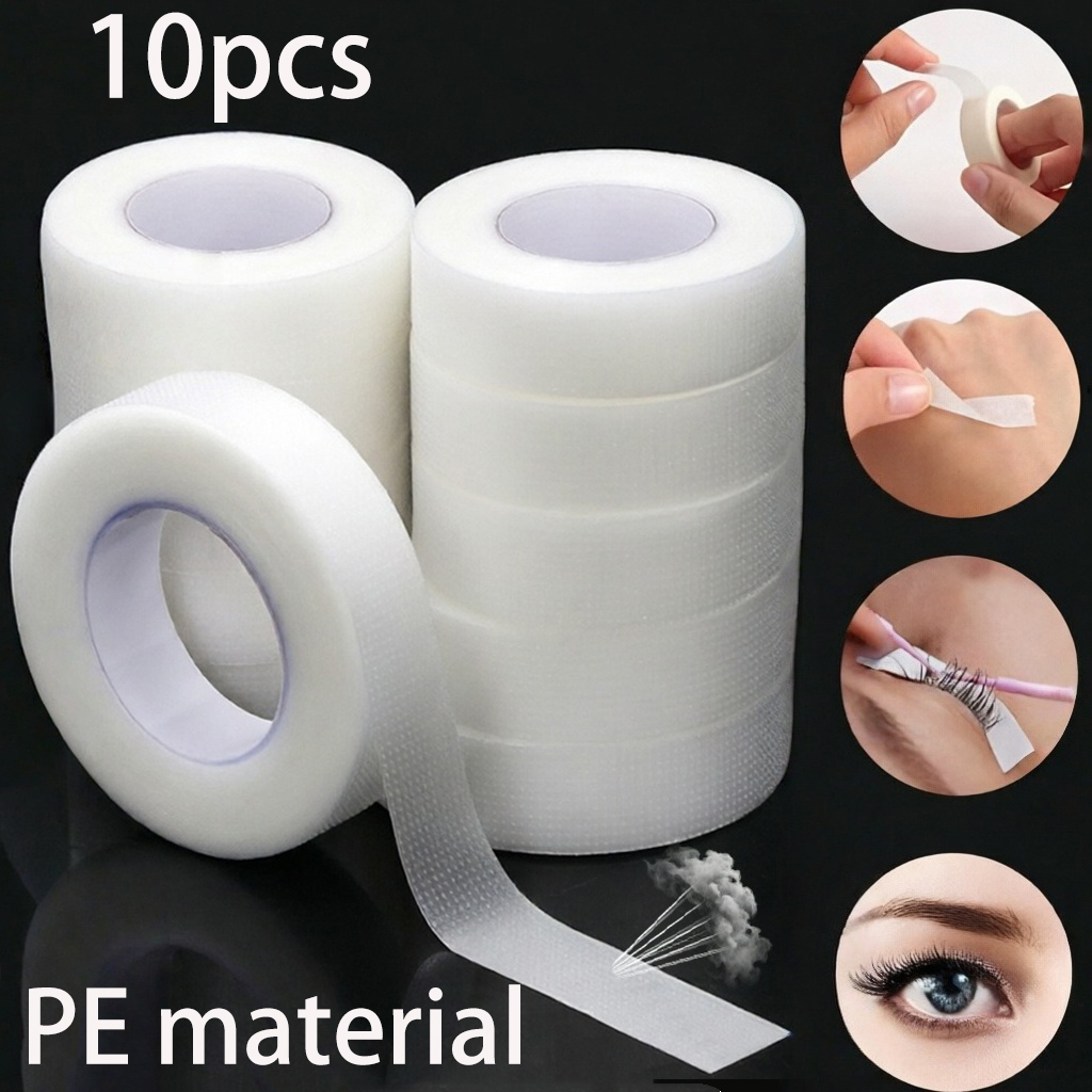 10 ロール 9 メートル PE まつげエクステンションテー - Tape Breathable Lash のレビューと価格