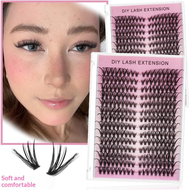 20個入り DIYつけまつげ セルフエクステ ソフトボリュー - Lashes Eyelash Extension のレビューと価格