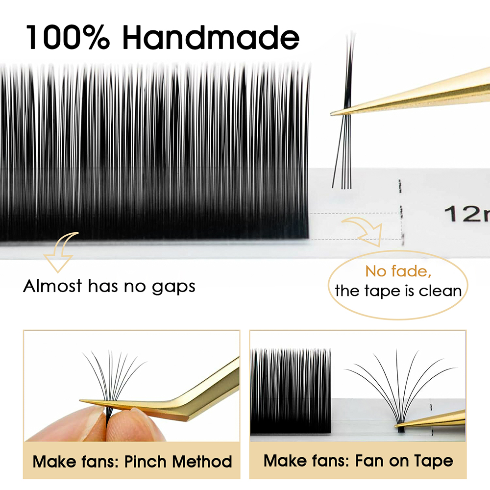 クラシックで防水性のあるまつげエクステ,MASSCAKU-C - Eyelash Extension Natural Classic のレビューと価格