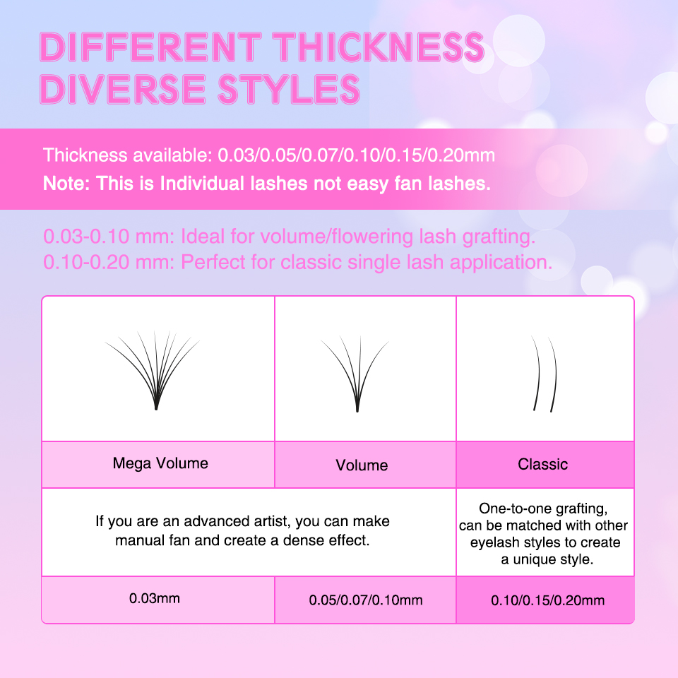 RUJADE ロシアンボリュームまつげエクステンション C  - Eyelash Extension Korea Natural のレビューと価格
