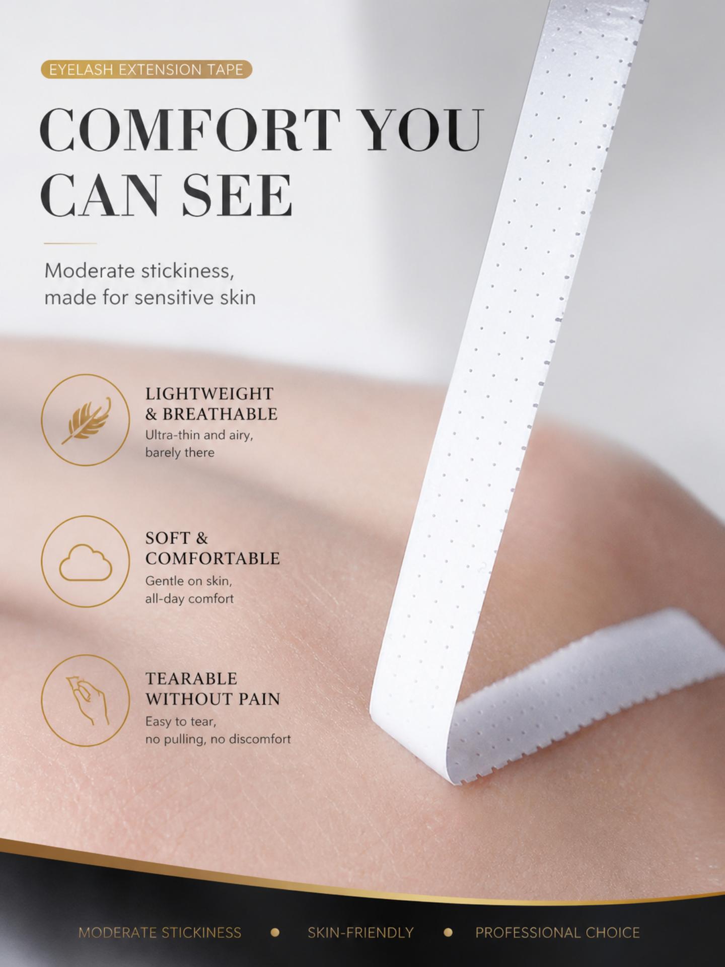 10 ロール 0.16 インチ ラッシュテープ マイクロポア - Tape Breathable Lash のレビューと価格