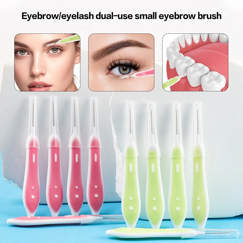 10 個の眉毛ブラシミニ眉リフティングブラシ使い捨てメイクア - Lashes Eyelash Extension のレビューと価格
