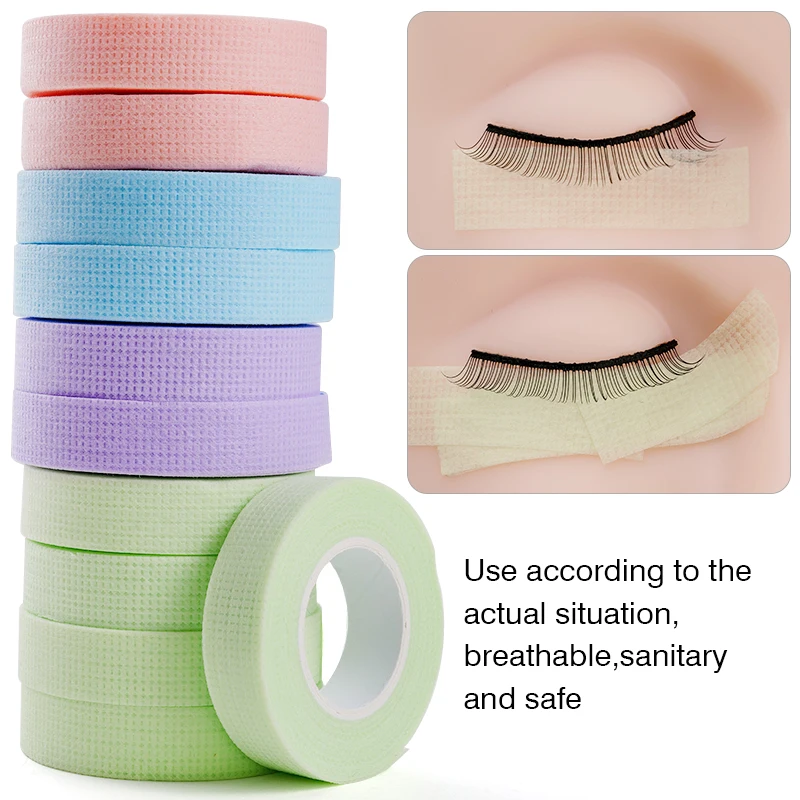 まつげテープ 2-10 ロール通気性不織布粘着テープハンドア - Tape Breathable Lash のレビューと価格