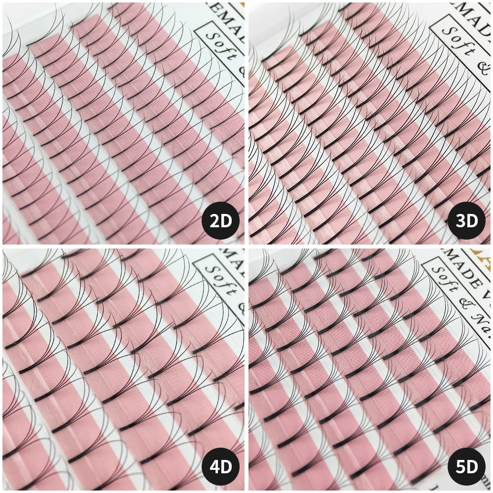 GLAMLASH 2D-6D 既成ボリュームファンロングステ - Eyelash Extension Korea Natural のレビューと価格