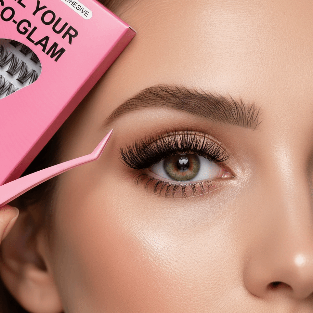 自然な見た目DIYまつげエクステキット ふわふわ 接着剤不要 - Eyelash Extension Equipment のレビューと価格