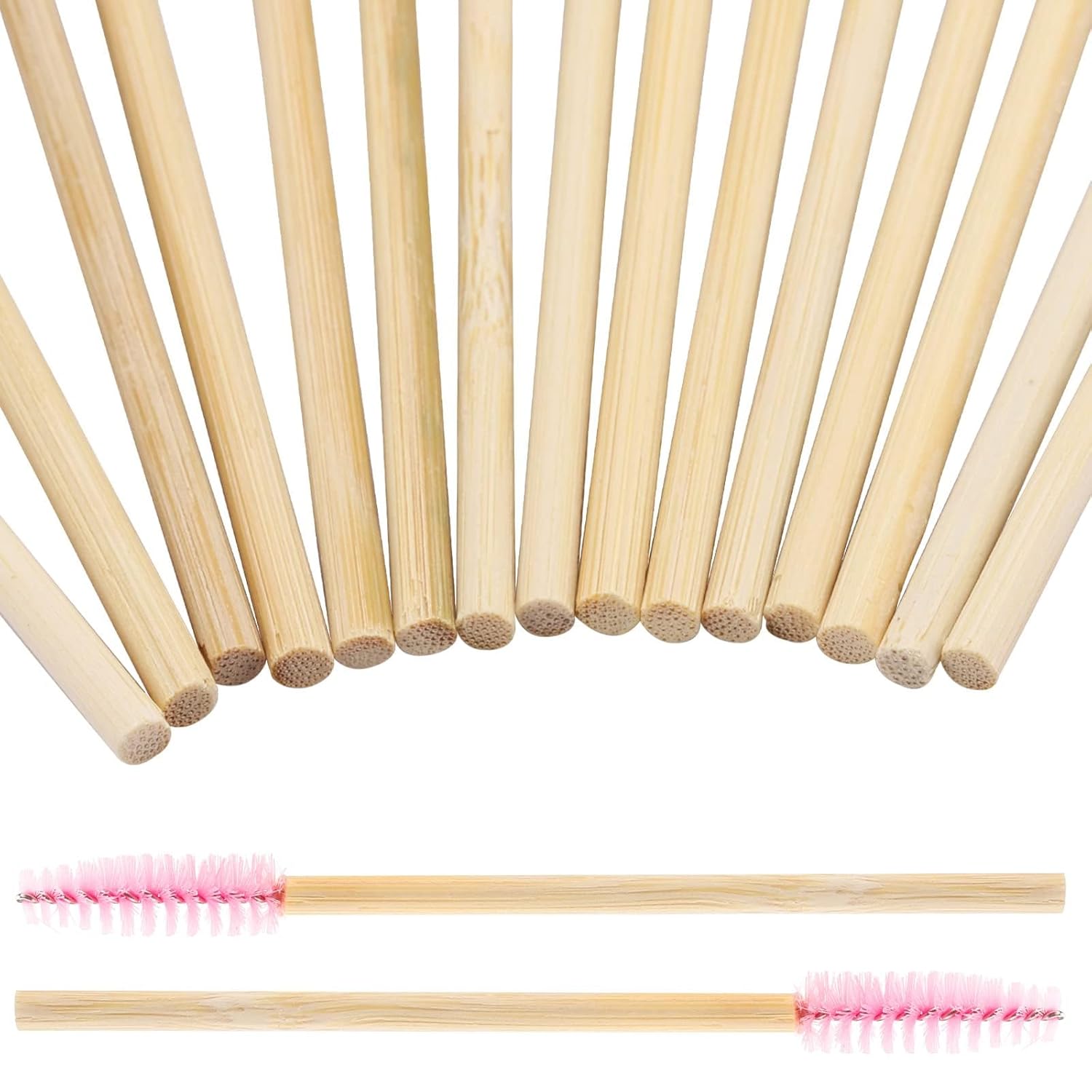 卸売300本入り使い捨てマスカラワンドまつげブラシスプーリー - Lashes Eyelash Extension のレビューと価格