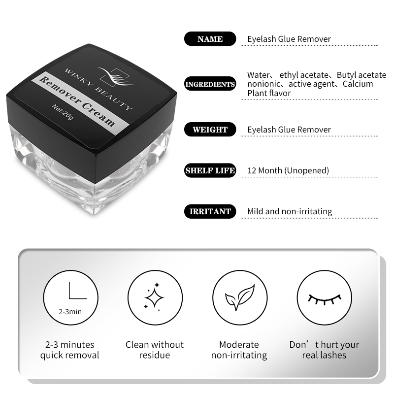 20 グラムまつげエクステンション接着剤リムーバー非刺激性速 - Eyelash Extension Remover Gel のレビューと価格