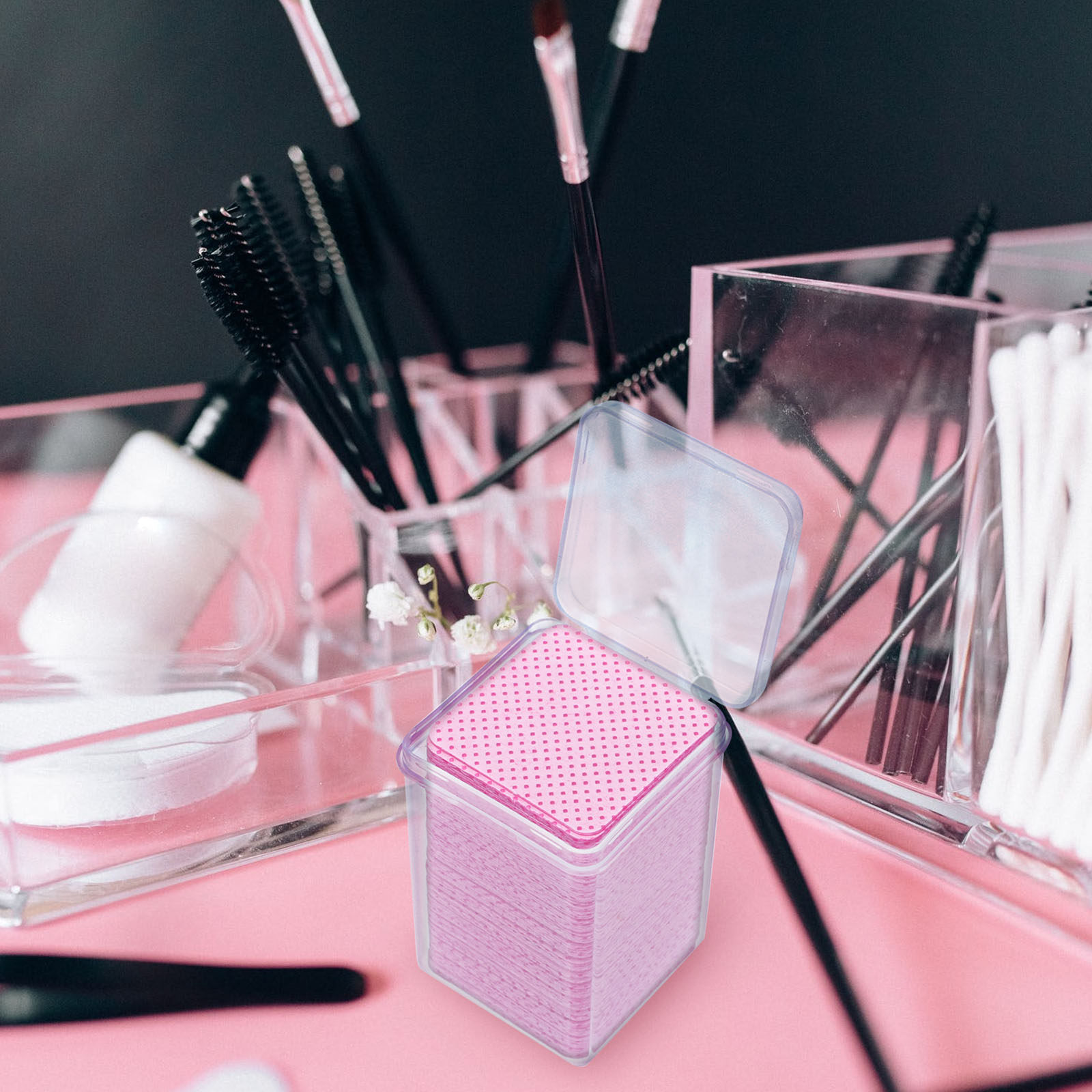 600枚入りクリーニングコットンワイプ まつげエクステ除去ツ - Lashes Eyelash Extension のレビューと価格