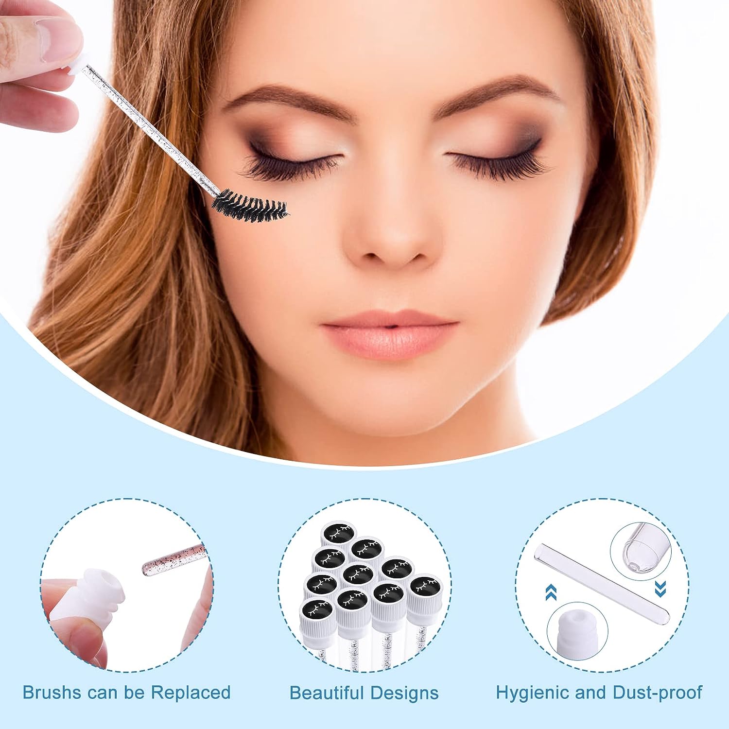 まつげクリーニングセット,石鹸フォーム洗浄ボトル,フェイスク - Eyelash Extension Wash のレビューと価格