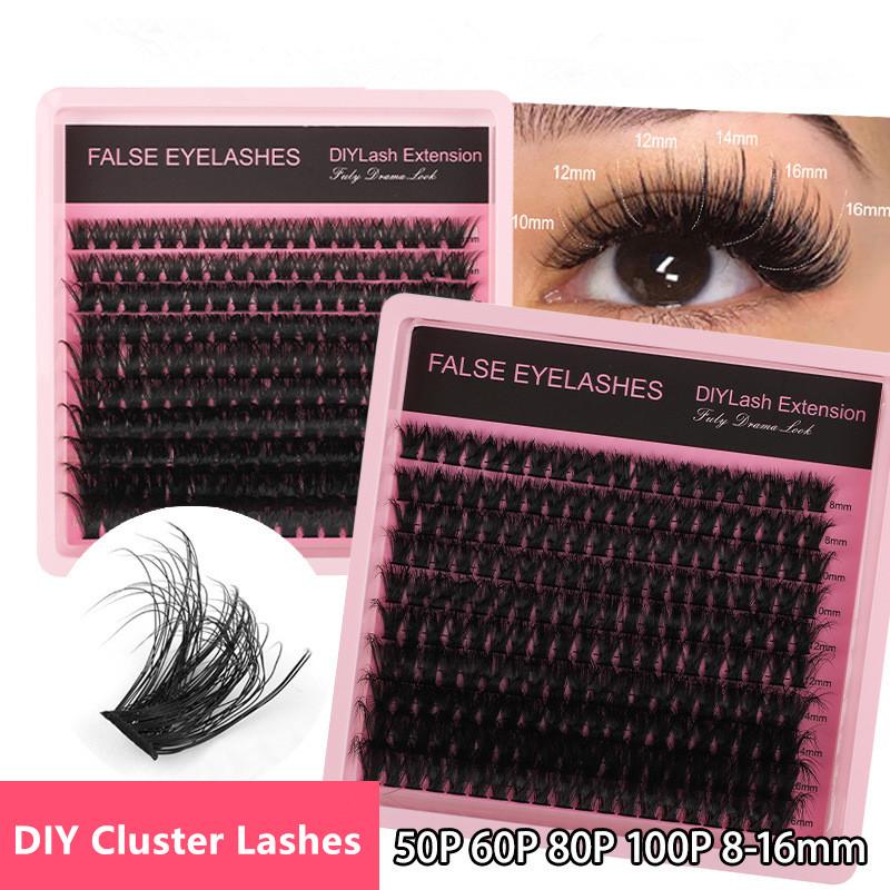 新しい10列140束ふわふわ濃密まつげ束8-16mmミックス - Lashes Eyelash Extension のレビューと価格