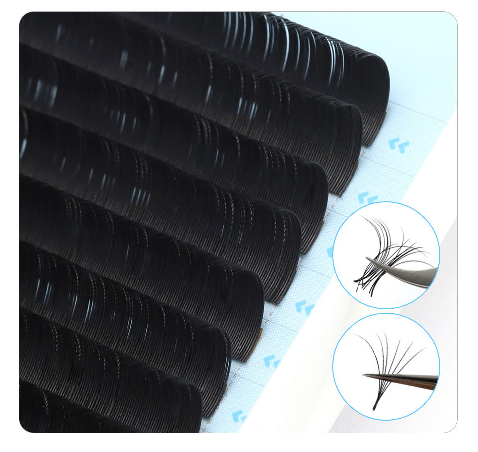 AGUUD-天然のまつげエクステ,個別の丸いまつげ,韓国のシ - Eyelash Extension Korea Natural のレビューと価格