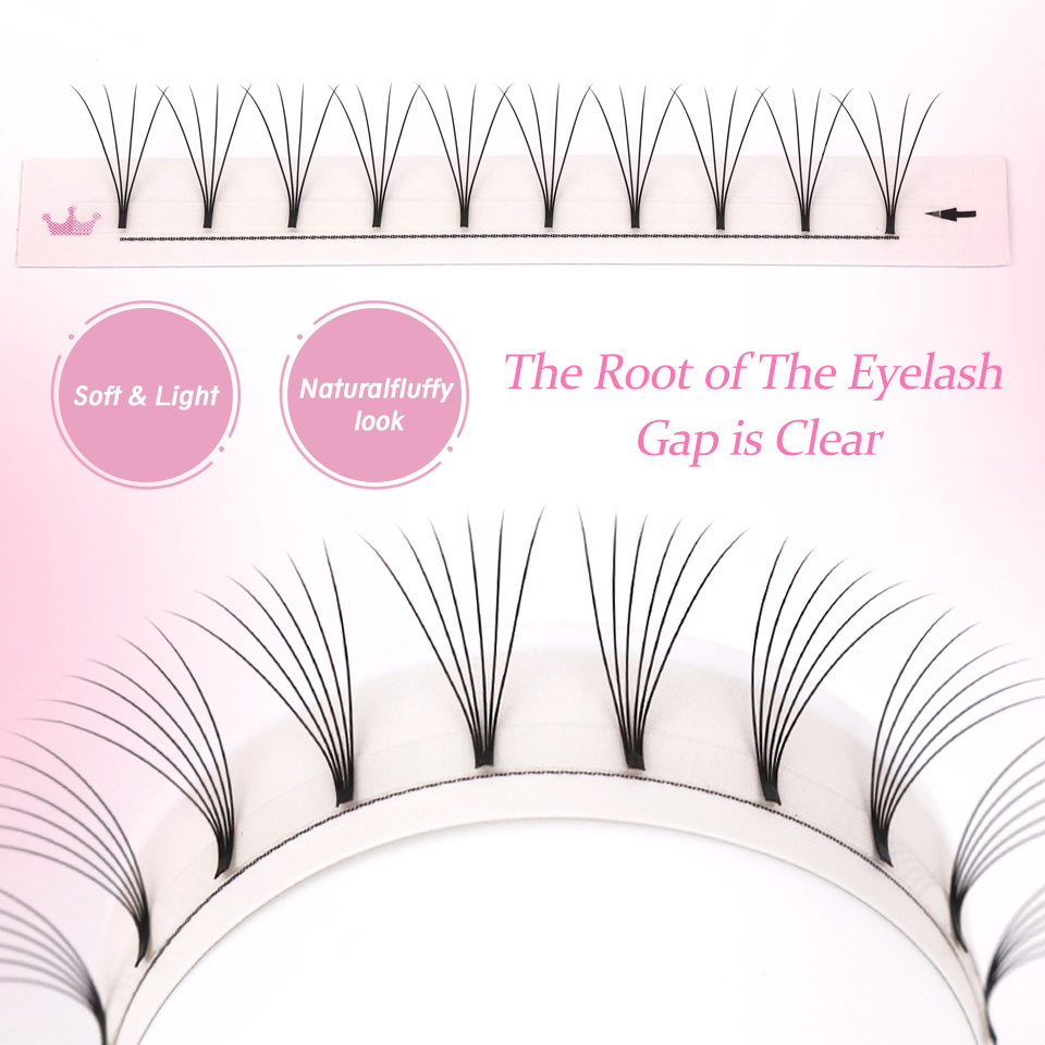 ルジャデプレメイドボリュームファンショートステム ロシアンボ - Eyelash Extension Korea Natural のレビューと価格
