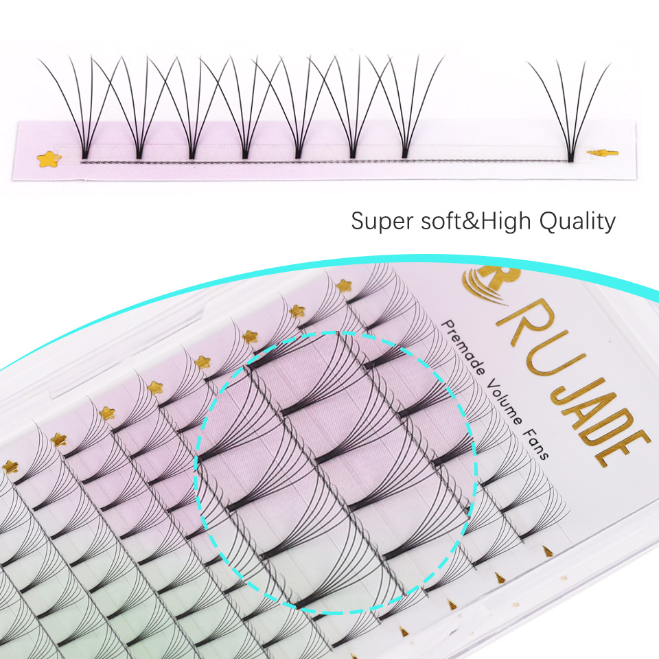 ルジャデプレメイドボリュームファンショートステム ロシアンボ - Eyelash Extension Korea Natural のレビューと価格