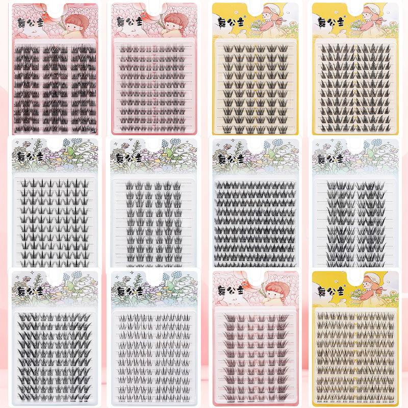 10列の長持ちする個別まつげエクステ、DIYメイク愛好家のた - Lashes Eyelash Extension のレビューと価格