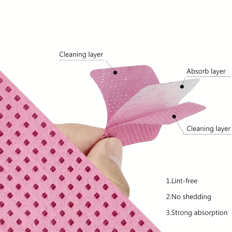 50/100/200枚入り糸くずの出ないネイルワイプ、ジェル - Eyelash Extension Remover Gel のレビューと価格