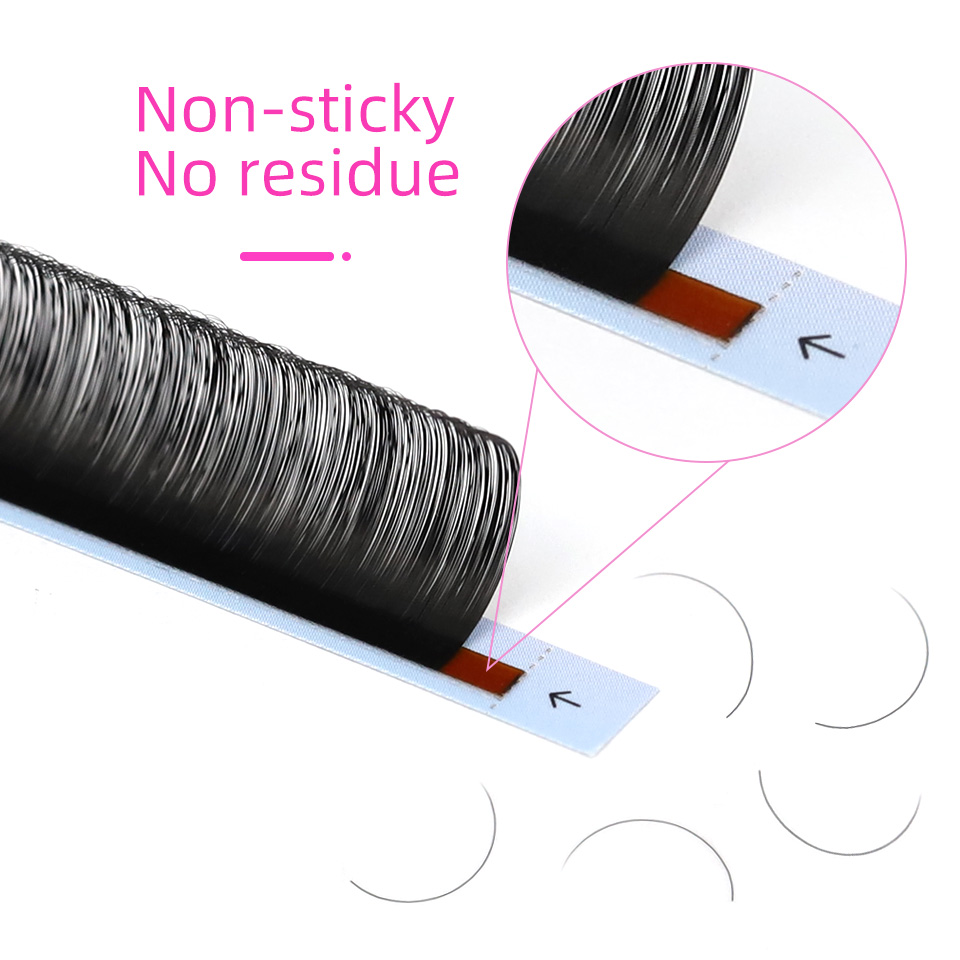Rujade-ロシアのボリュームまつげエクステ,5ケース/バ - Eyelash Extension Natural Classic のレビューと価格