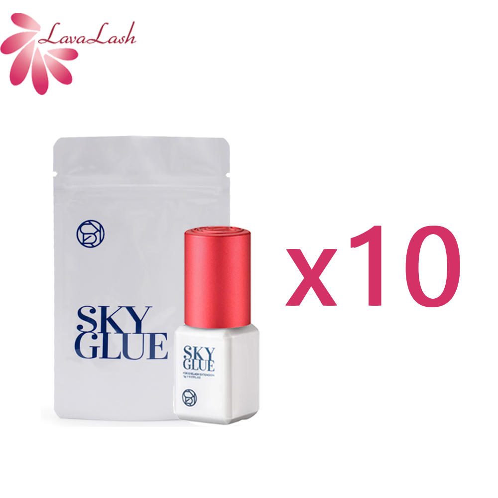 10本/ロット オリジナル韓国製まつげエクステ スカイグルー - Eyelash Extension Remover Gel のレビューと価格